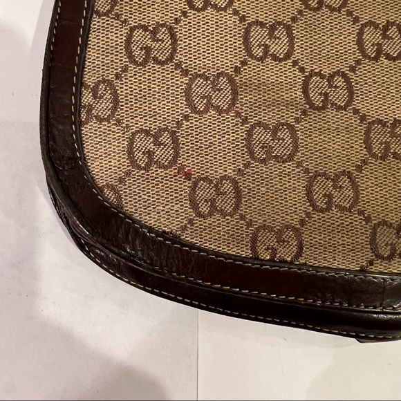 Vintage Gucci Round Edge Canvas Monogram Wallet - Picture 3 of 16